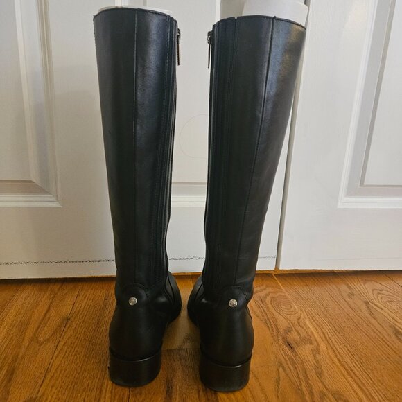 Duo Haltham Black Knee High Boots (narrow calf) - Picture 3 of 7